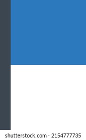 Flagge Vektorgrafik auf transparentem Hintergrund.Hochwertige Symbole.Glyphen Vektorsymbol für Konzept und Grafikdesign.