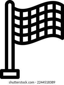 flag  Vector illustration on a transparent background. Premium quality symmbols. Thin line vector icons for concept and graphic design. 
