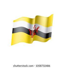 flag, vector illustration on a white background