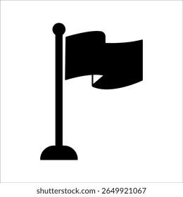 Flag vector illustration. Simple flag icon emoji design.