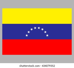 The flag of Venezuela