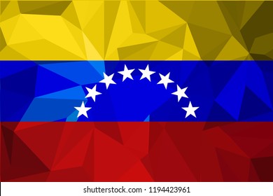 Flag of Venezuela. Civil variant. Vector. Accurate dimensions, element proportions and colors.