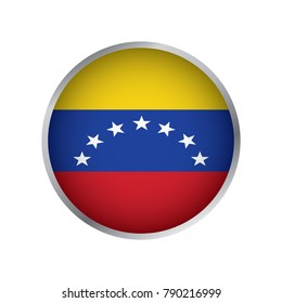 Flag of Venezuela (Round icon)