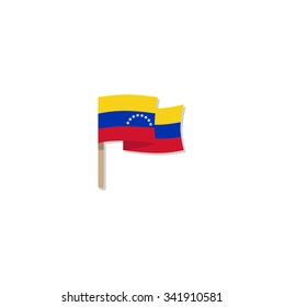 Flag of Venezuela. Vector