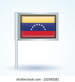 Flag of Venezuela, vector illustration