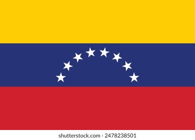 Flag of Venezuela - Vector illustration