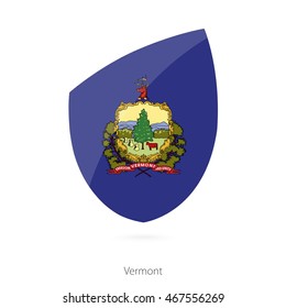 Flag of Vermont. Vector Illustration.