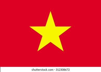 Flag of Vietnam.