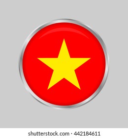The flag of Vietnam