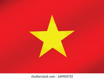 Flag of Vietnam themes idea design