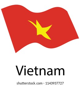 Flag Vietnam Vector Accurate Dimensions Elements Stock Vector (Royalty ...