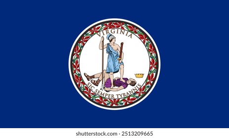 Bandera de Virginia, Bandera de Virginia