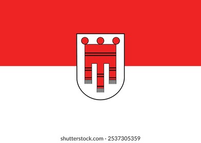 The of a Flag of Vorarlberg