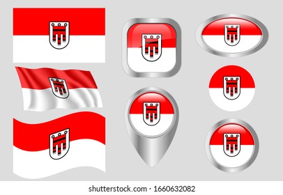 Bandera de Vorarlberg, Austria