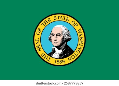 Flag of Washington, 3:2 Format, Washington Flag