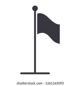 flag waving icon