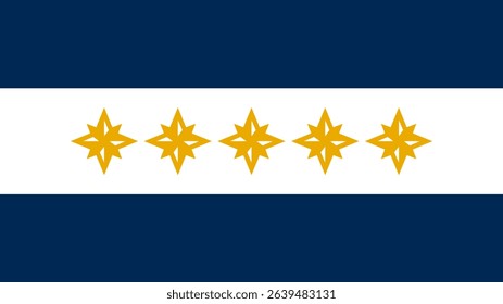 Flag of Wheeling, 16:9 Format, Wheeling Flag