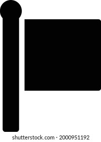 flag with white background.flaf is a symbol of millitary.glyph flat icon.