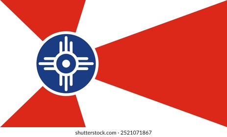 Bandera de Wichita (Kansas), Wichita Bandera