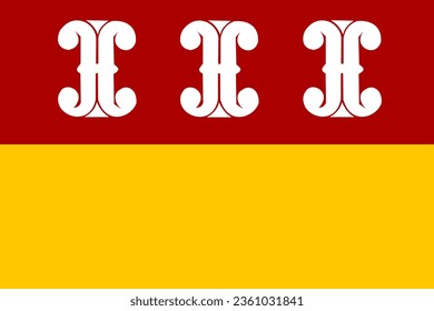 Flag of Wijk bij Duurstede Municipality (Utrecht province, Kingdom of the Netherlands, Holland)