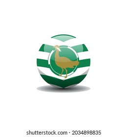 Flag of Wiltshire. Wilts circle button flag background texture. County  Vector illustration symbol