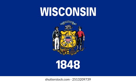 Flag of Wisconsin, Wisconsin Flag