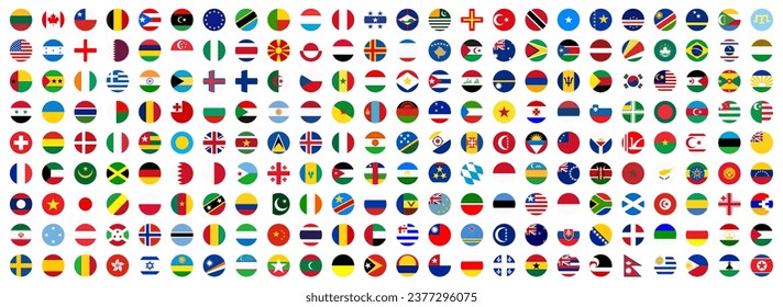 Bandera del mundo. Iconos vectores 10 eps.