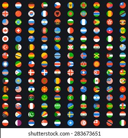 Flag Of World. Vector Icons