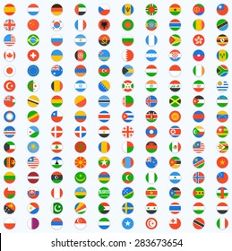 Flag Of World. Vector Icons