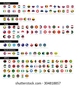 Flag of the world. vector Illustration.