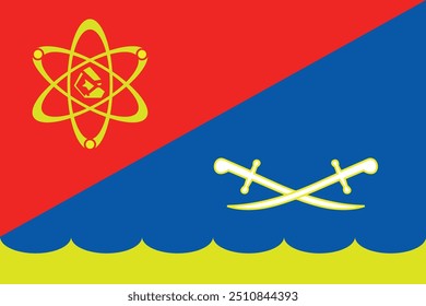 the of a Flag of Yellow Waters