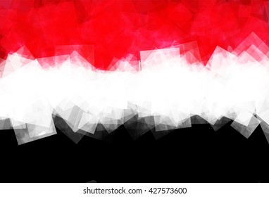 Flag of Yemen (Republic of Yemen) in Vector Square Design