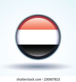 Flag of Yemen, vector illustration