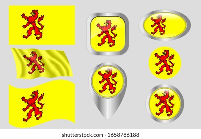 Bandera de Zuid-Holanda, Países Bajos