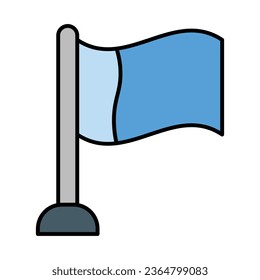 Flagged Icon Design For Personal And Commercial Use.
