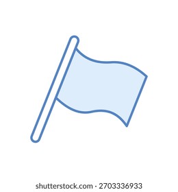 Flaglet Vector icon stock illustration