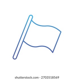 Ilustração de stock do ícone Vetor Flaglet
