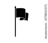 flagpole icon vector design illustration