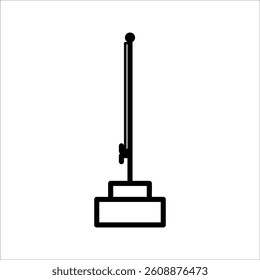 flagpole icon vector design illustration