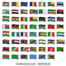  flags of Africa