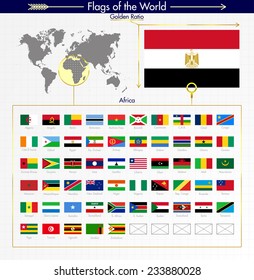Flags of Africa Collection, Golden Ratio Edition 5/6
