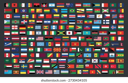 Bandeiras dos países. Bandeiras nacionais oficiais de Estados soberanos