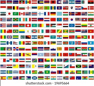 flags of all countries of the world