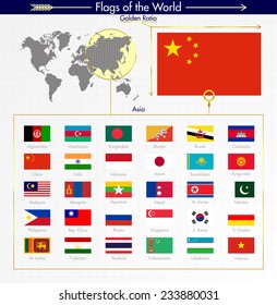 Flags of Asia Collection, Golden Ratio Edition 4/6
