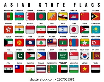 11,359 Square Asian Flags Images, Stock Photos & Vectors | Shutterstock