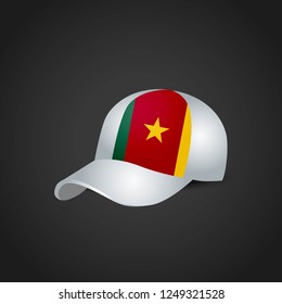 Flags cap design vector