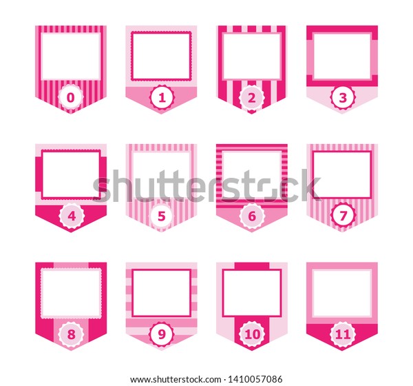 first birthday frames girl