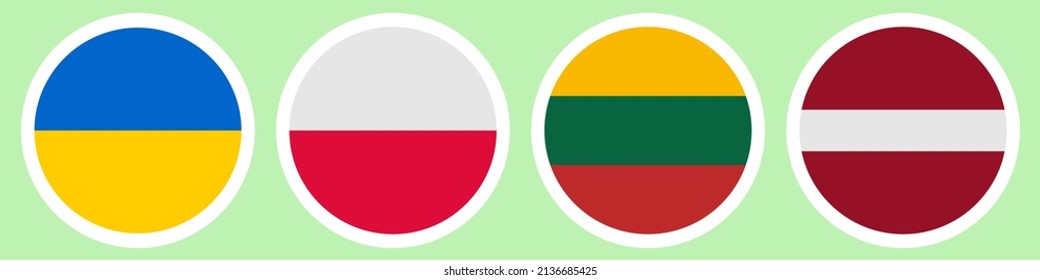 Lithuania Country Flag Oval Decal 