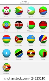 Flags Of Eastern Africa Countries 6