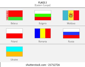 Flags of Eastern Europe States 2